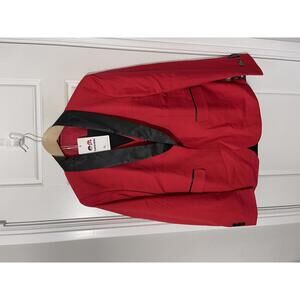 Boys Suits for Kids Size 18 Red 3 Pieces Shawl Lapel K74